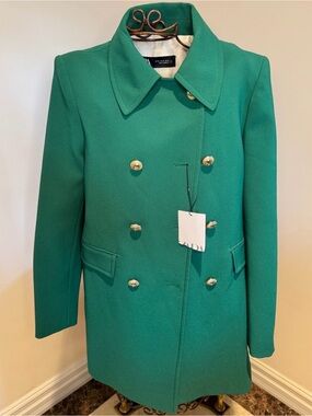 ZARA Emerald Green Coat